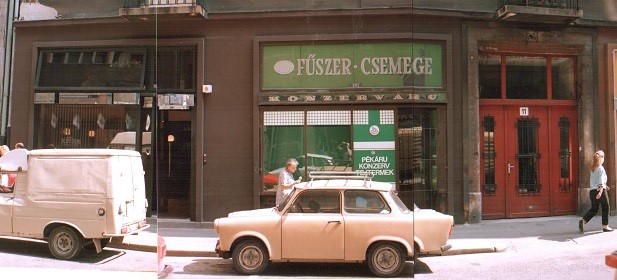 The grocery which became the original Bestsellers bookshop